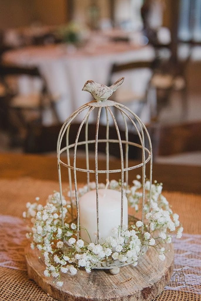 20 Clever Vintage Bird Cage Decor Ideas for Every Style 20 Use It as a Rustic Wedding or Guestbook Card Holder