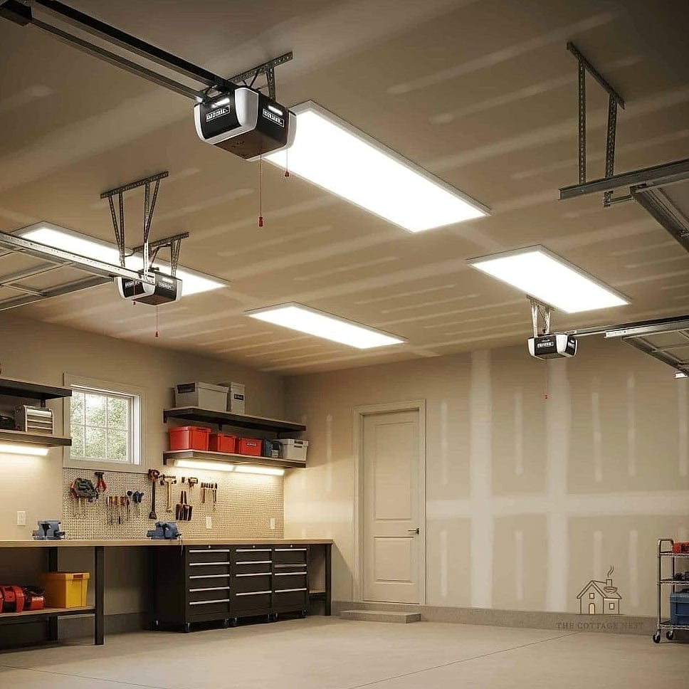 45 Stunning Garage Lighting Ideas You'll Absolutely Love 41 Utility Pull-Chain Fixtures