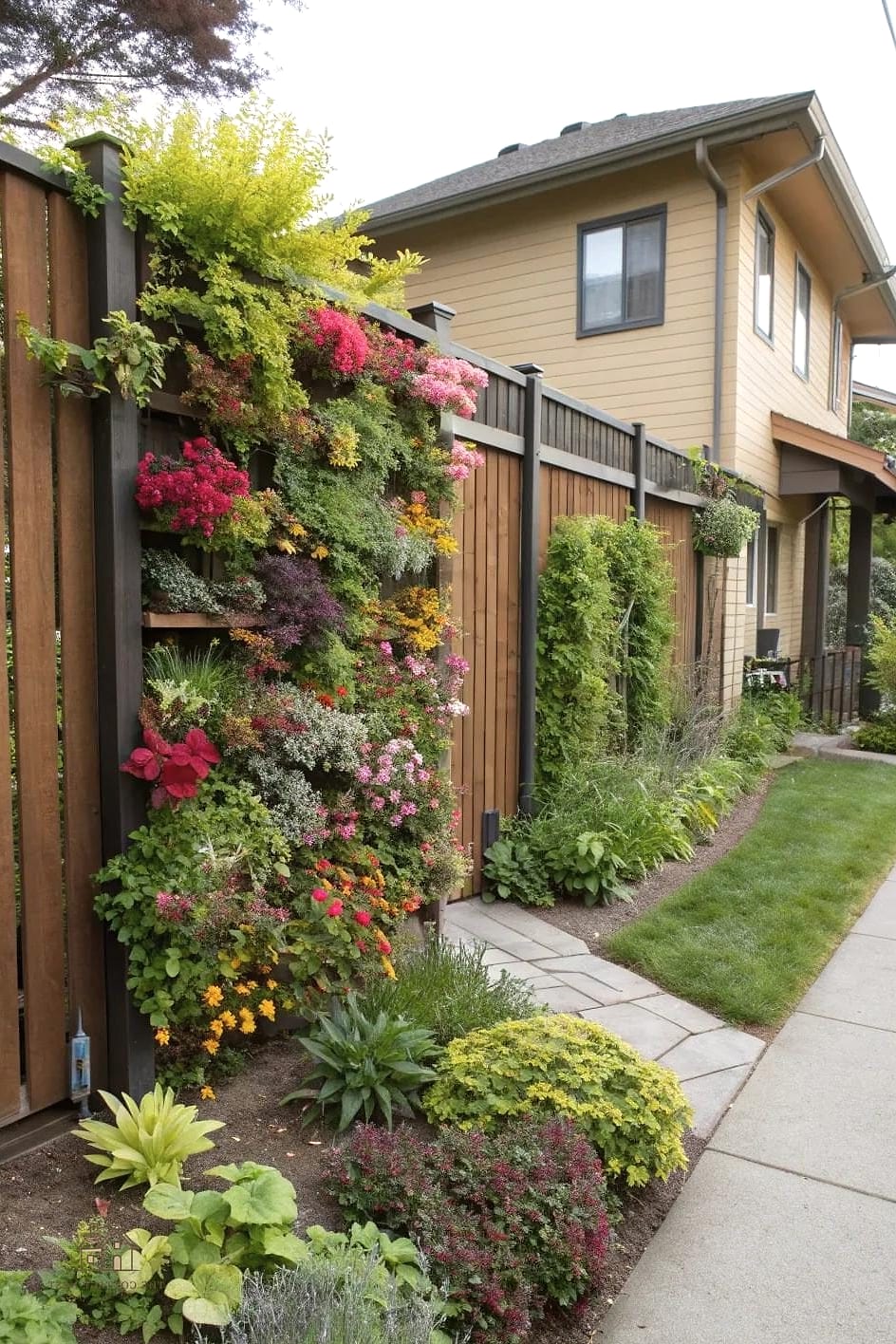 45 Gorgeous Front Yard Garden Ideas That Are Totally Doable 31 A Vertical Garden Wall