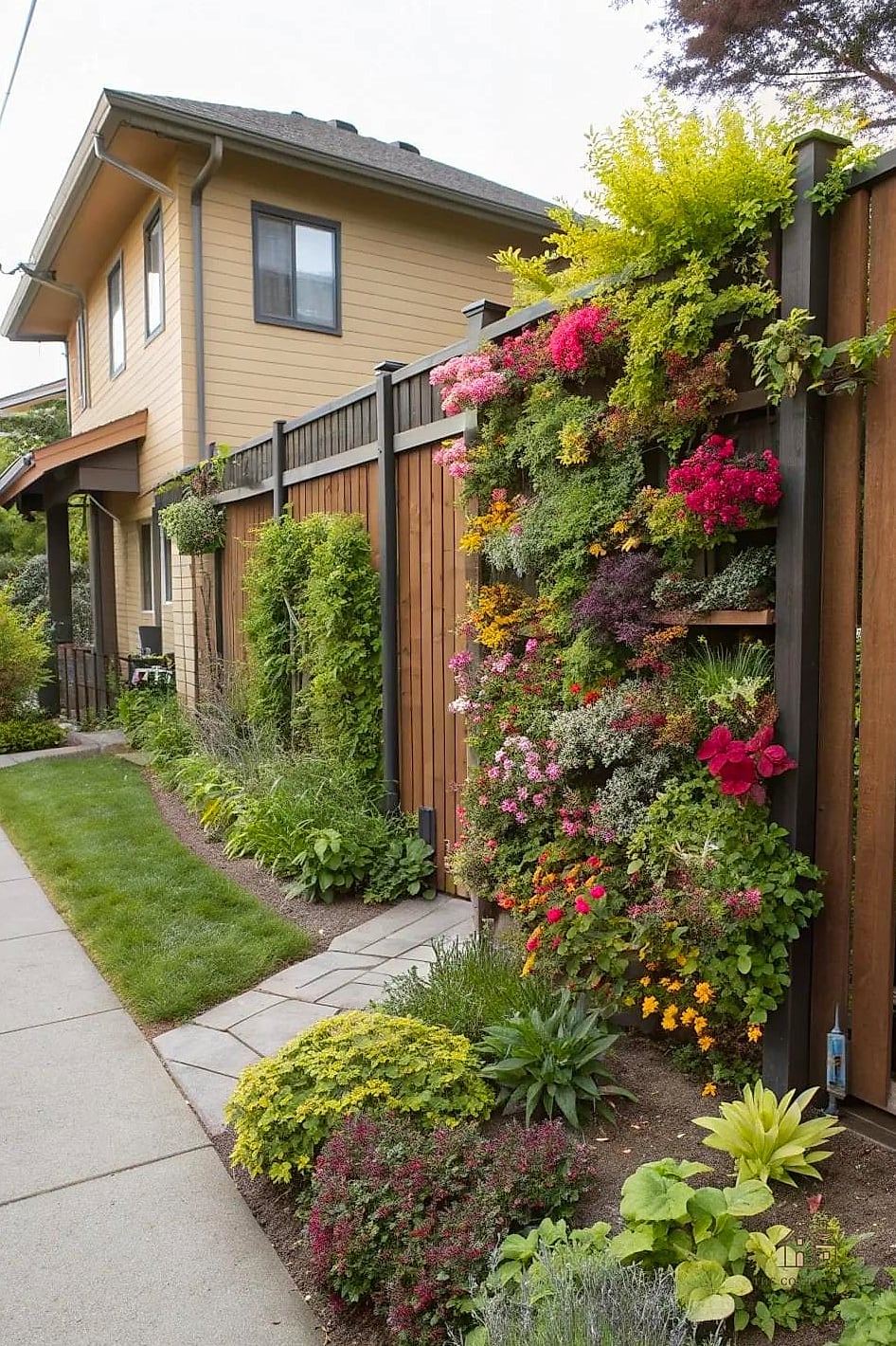 Vertical Garden on a Fence or Wall