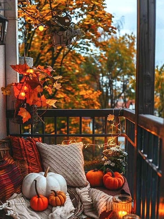 30 Cozy Fall Balcony Decor Apartment Worth Pinning 29 A Vertical Pallet Planter for Seasonal Flowers