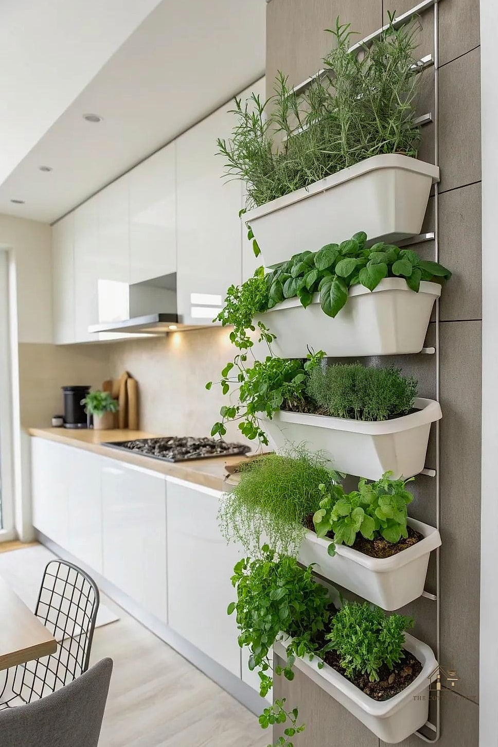 45 Chic Herb Garden Ideas for a Beautiful Home 9 Vertical Wall-Mounted Planters