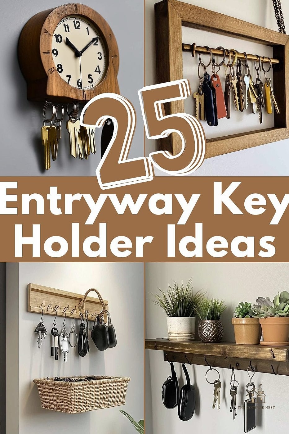 Vertical Wood Slat Key Board