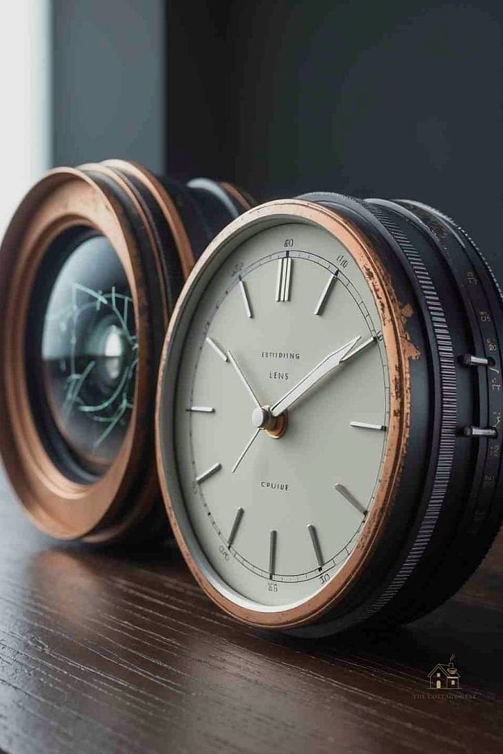 Vintage Camera or Clock Display