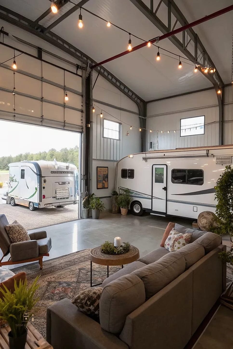 Vintage Camper-Inspired Lounge