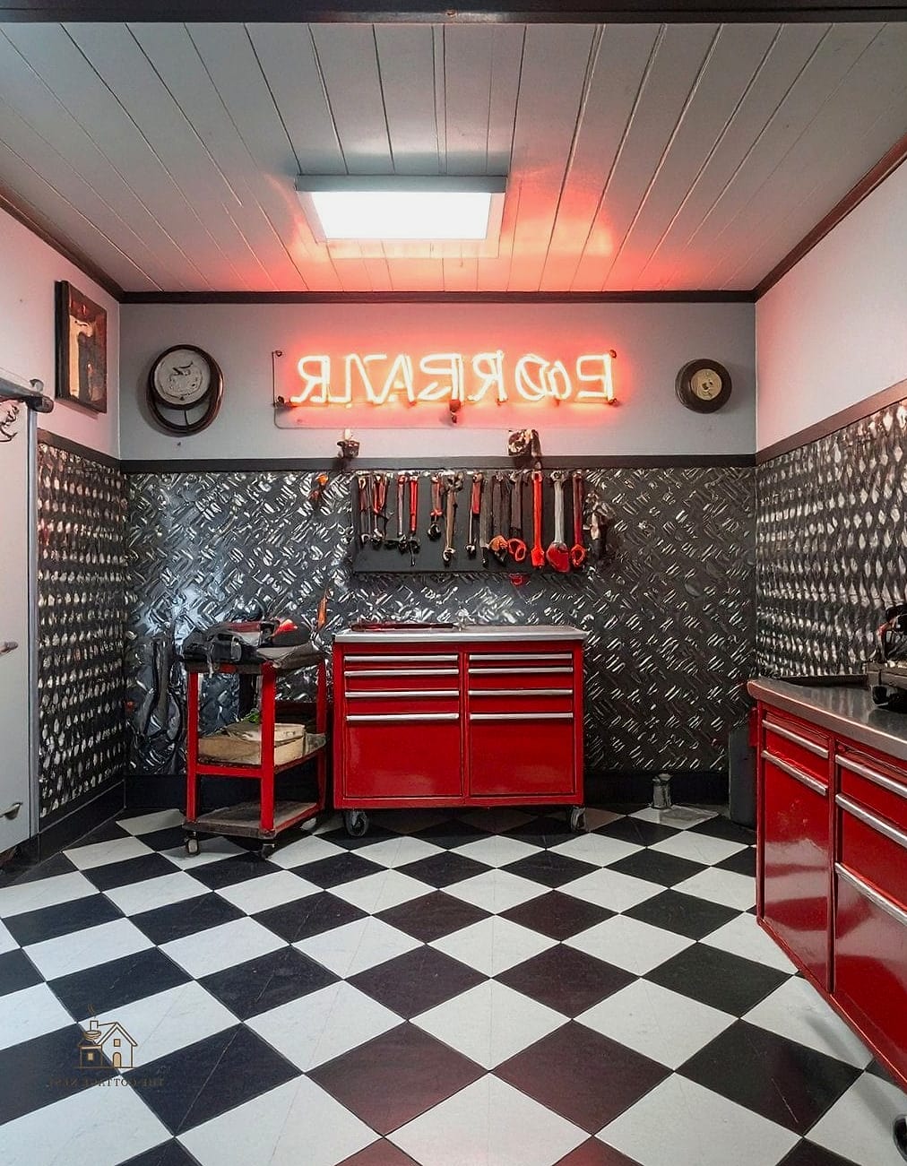 50 Clever Garage Man Cave Ideas for Every Style 48 Vintage Diner Booth Seating