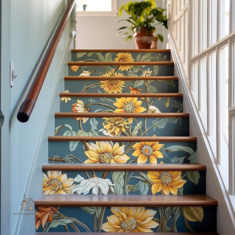 Vintage Floral Stencil