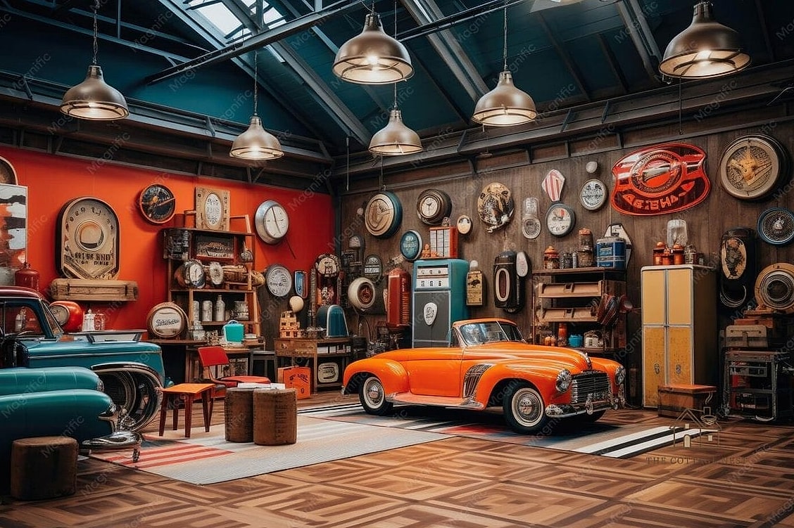 50 Clever Garage Man Cave Ideas for Every Style 4 Vintage Gas Station Theme