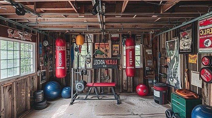 50 Beautiful Garage Gym Ideas to Transform Your Space 25 Vintage Gym Poster Gallery