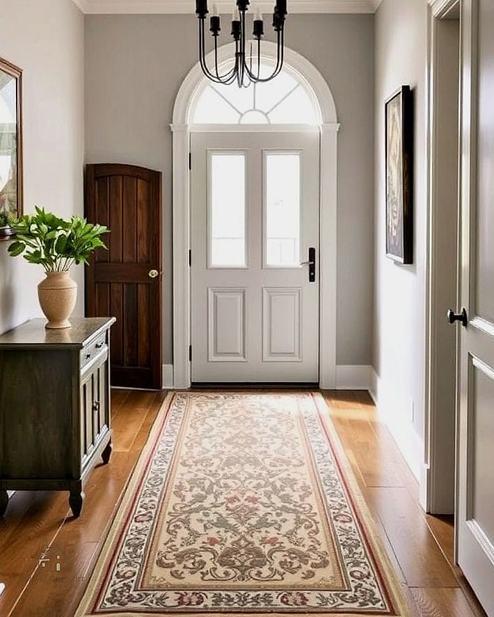 20 Cozy Entryway Runner Rug Ideas Worth Pinning 2 Vintage-Inspired Distressed Runners