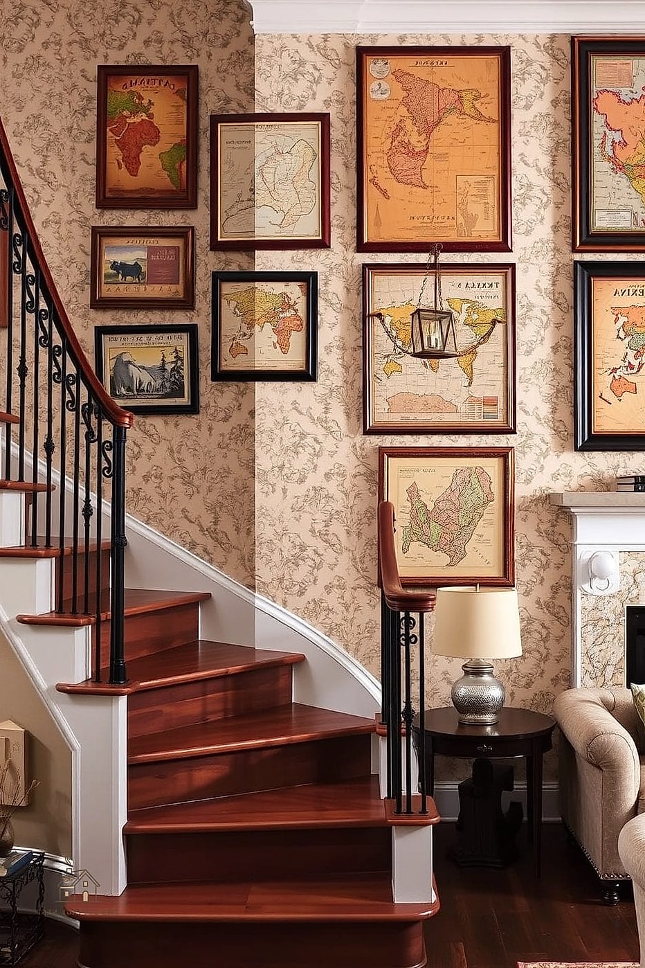 Vintage Map or Travel Wall
