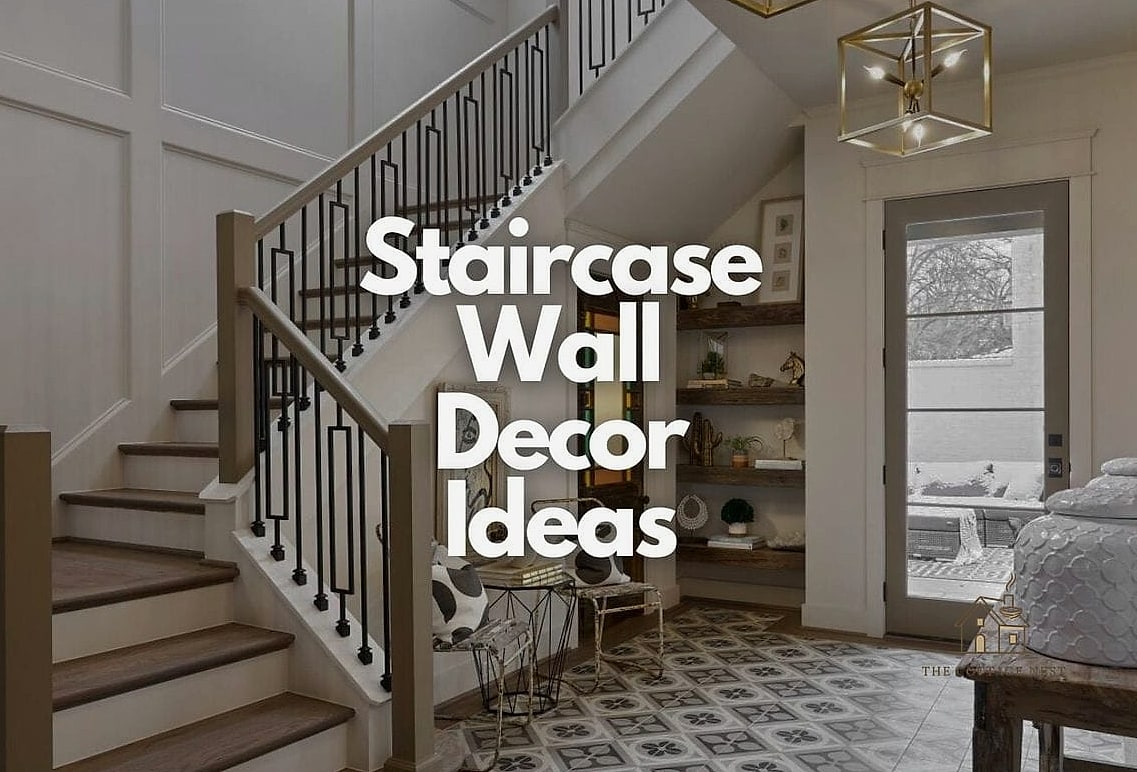 50 Clever Stairs Wall Decor Ideas for Every Style 5 Vintage Map Display