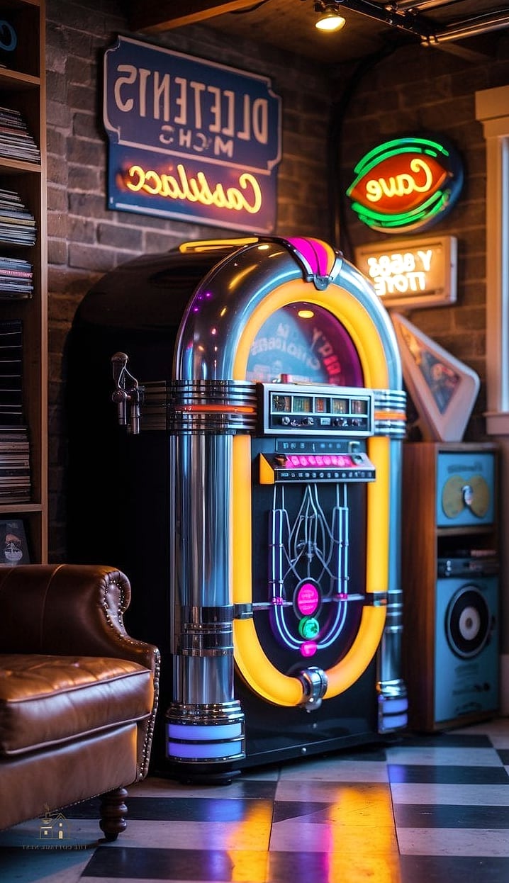50 Clever Garage Man Cave Ideas for Every Style 33 Vinyl Record Listening Room