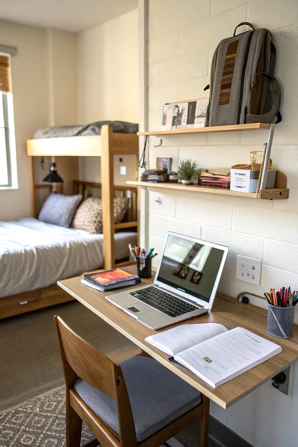 50 Beautiful College Dorm Desk Ideas to Transform Your Space 31 Wall-Mounted Mail Sorter