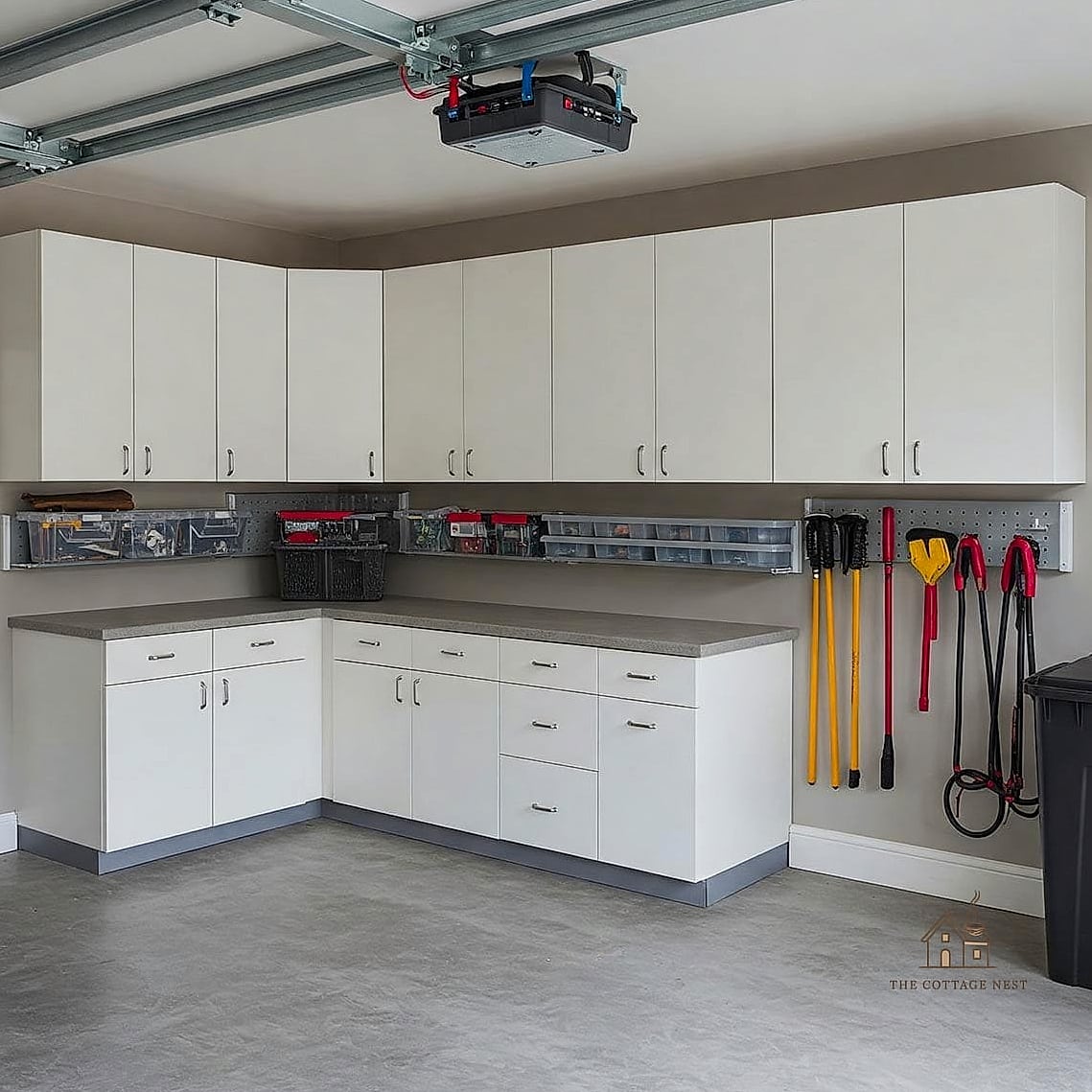 45 Stunning Garage Organization Ideas You'll Absolutely Love 2 Wall-Mounted Slatwall Panels