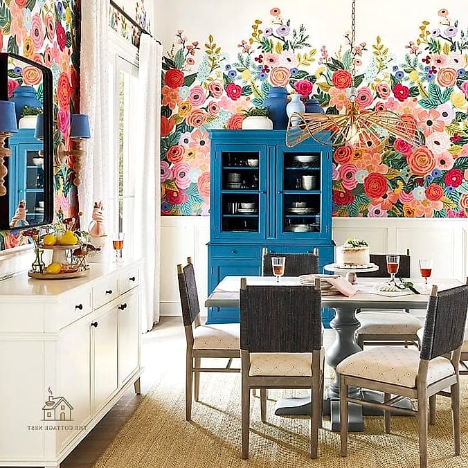 50 Beautiful Dining Room Wallpaper Ideas to Transform Your Space 50 Wallpaper with Custom Family Photo Mural
