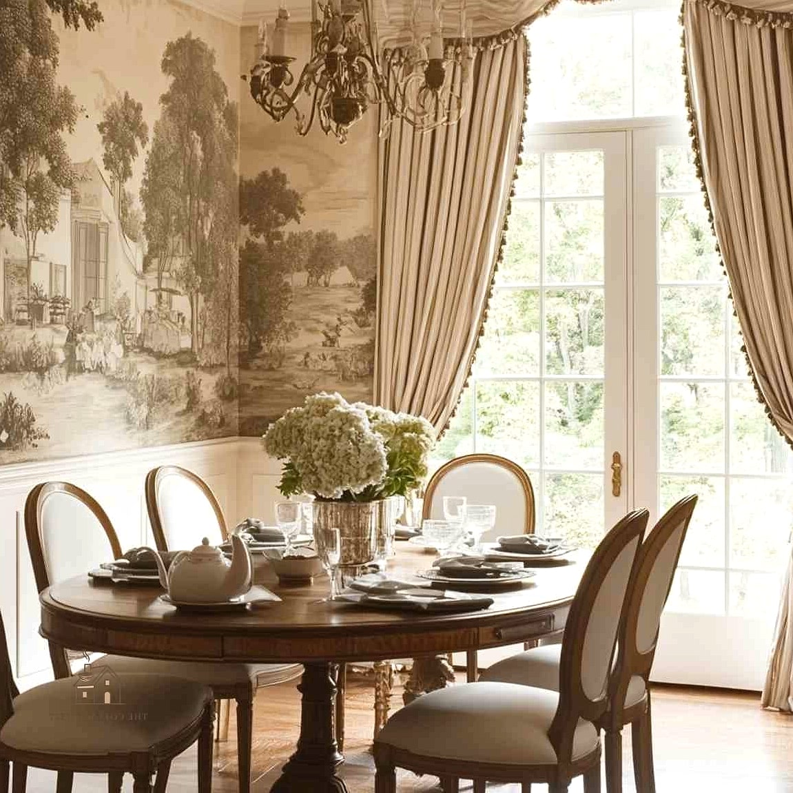 50 Beautiful Dining Room Wallpaper Ideas to Transform Your Space 46 Wallpaper Inspired by Vintage Maps