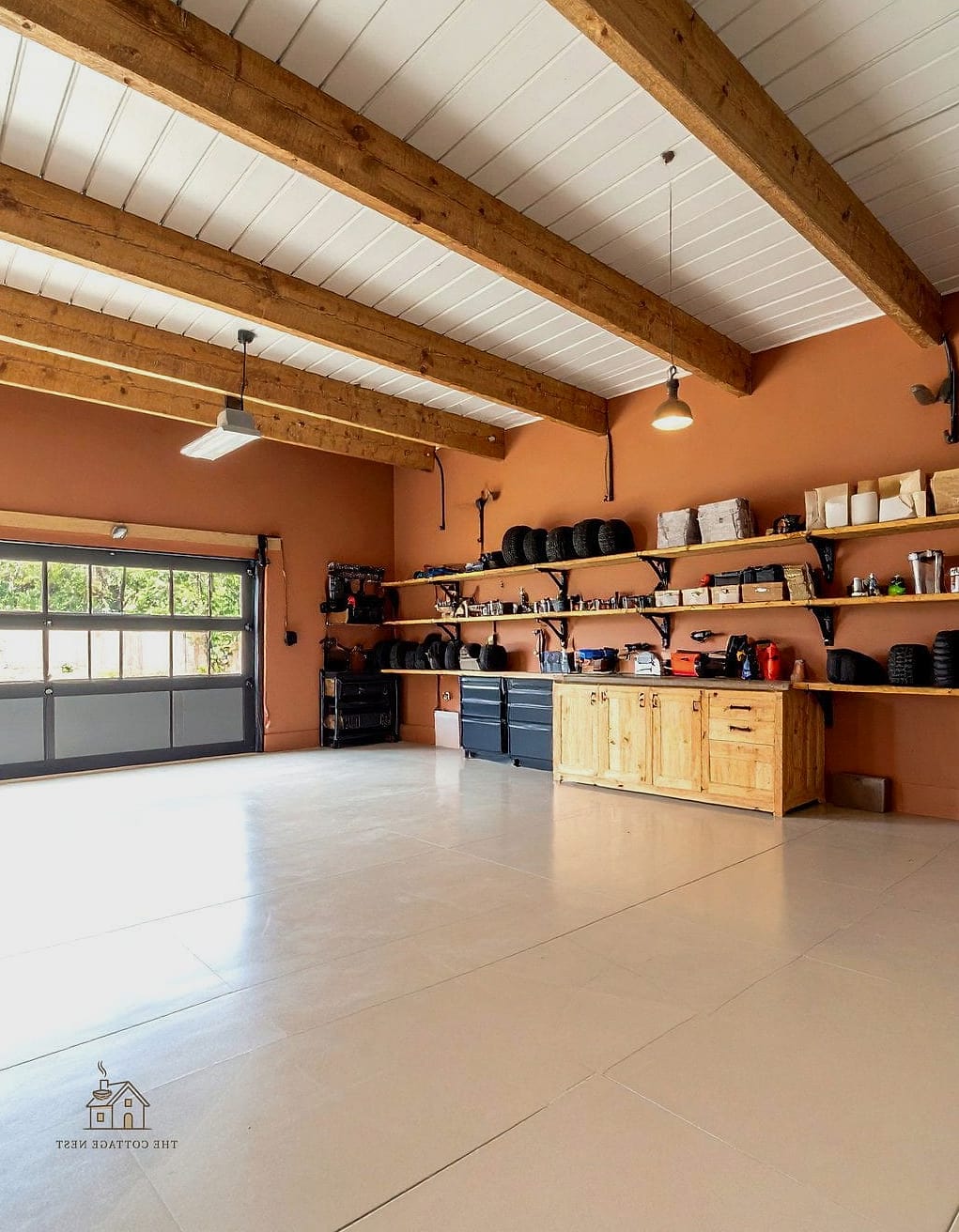 50 Amazing Garage Paint Colors Walls Ideas on a Budget 25 Warm Camel