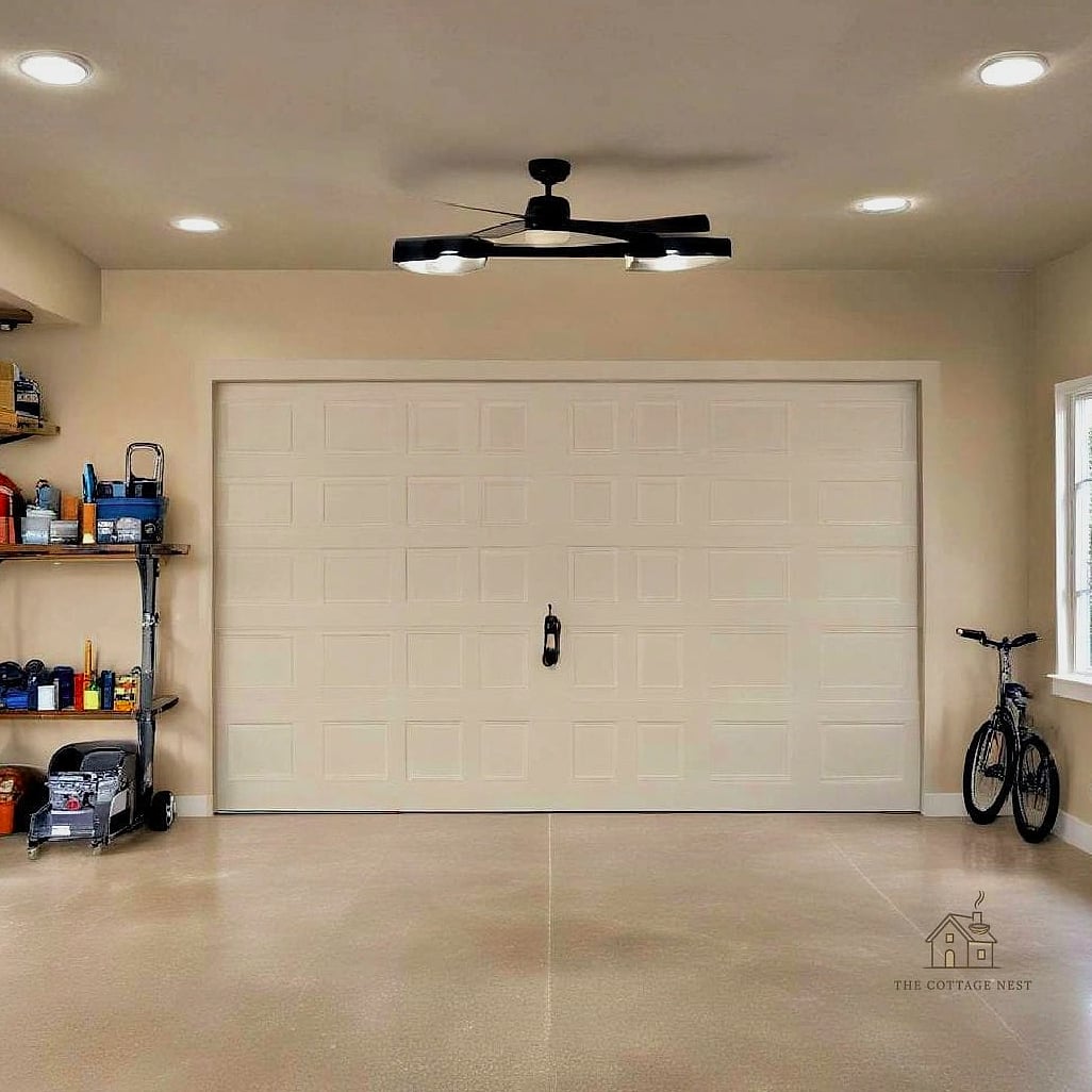 45 Chic Garage Painting Ideas for a Beautiful Home 37 Warm Sand Beige