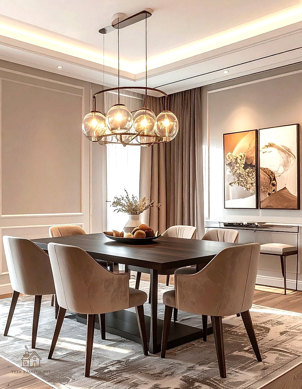45 Gorgeous Dining Room Paint Color Ideas That Are Totally Doable 24 Warm Taupe