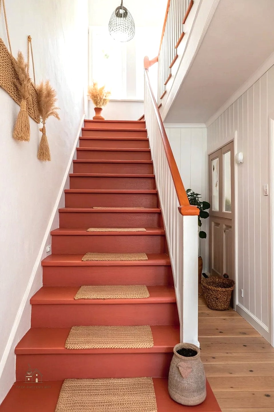 Warm Terracotta Stripe