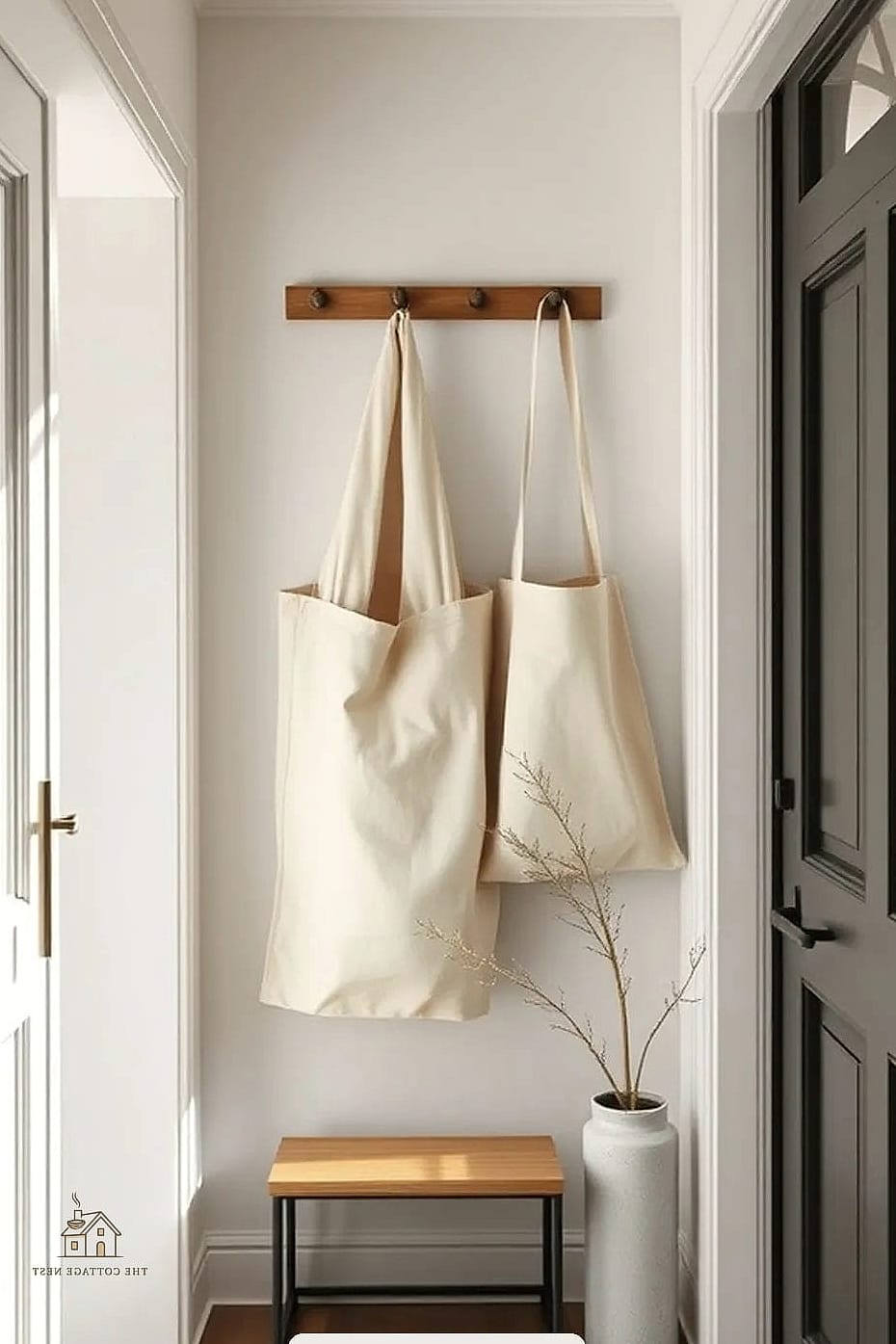 35 Brilliant Small Entryway Rug Ideas to Copy Right Now 9 Washable Cotton Rug in Bold Color