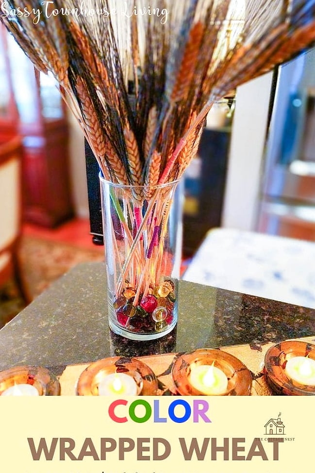 Wheat Stalks in a Slim Vase