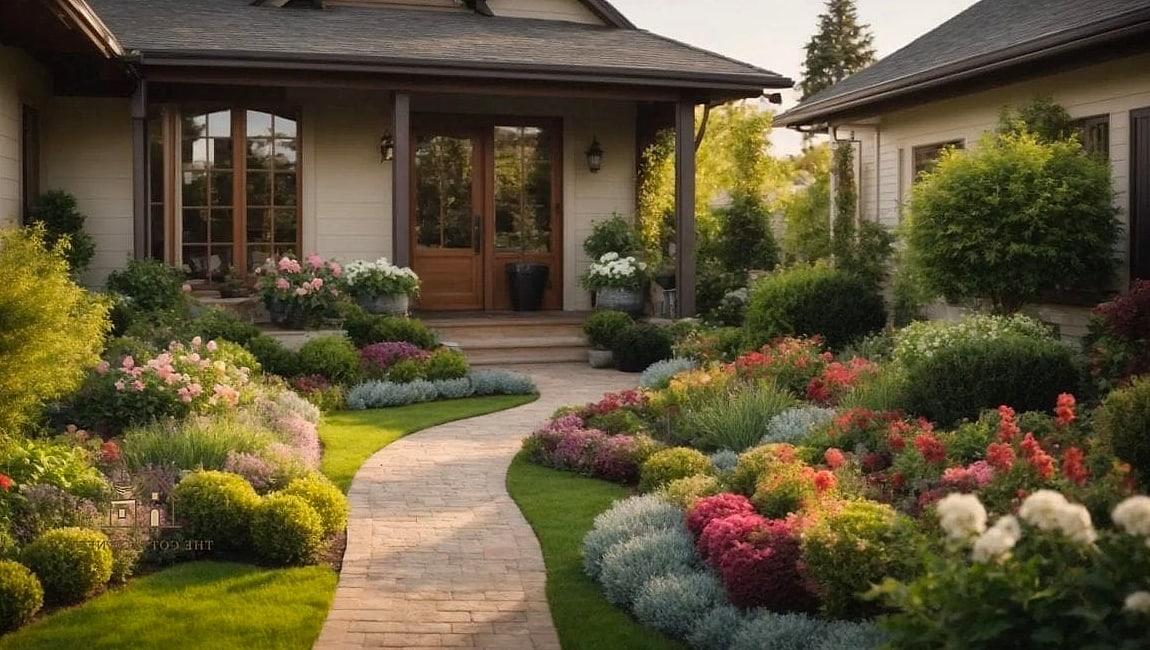 45 Gorgeous Front Yard Garden Ideas That Are Totally Doable 33 A White Garden for Evening Glow