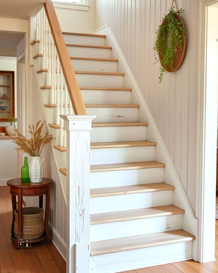 Whitewashed Wood Look