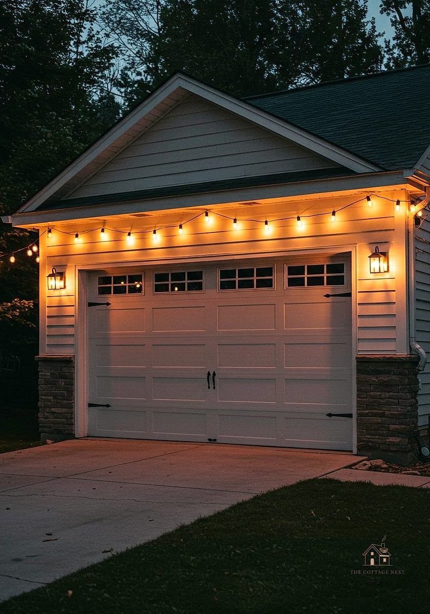 45 Stunning Garage Lighting Ideas You'll Absolutely Love 20 Window Well Lighting