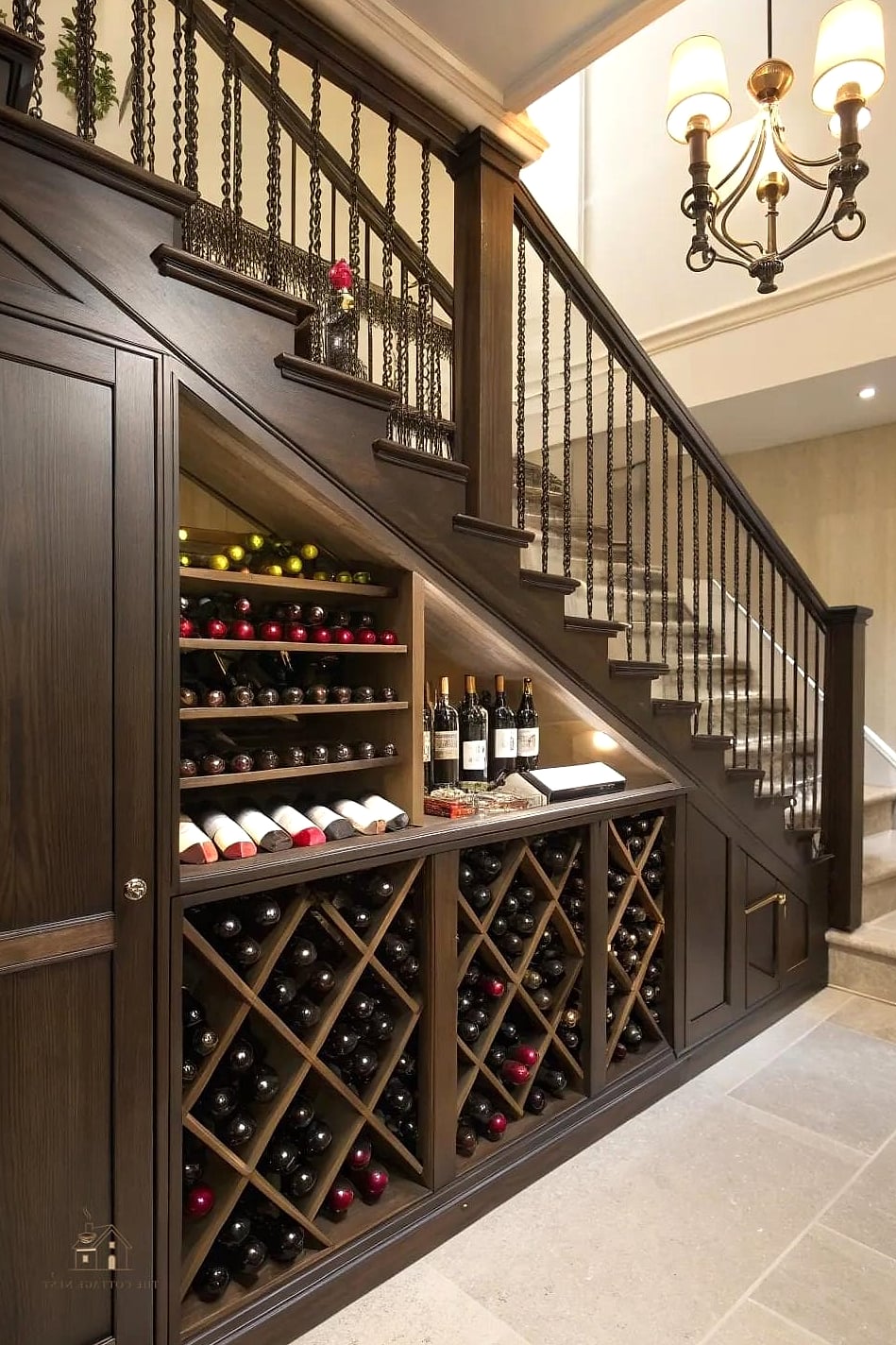 25 Chic Under Stairs Nook Ideas for a Beautiful Home 5 Wine Storage Nook