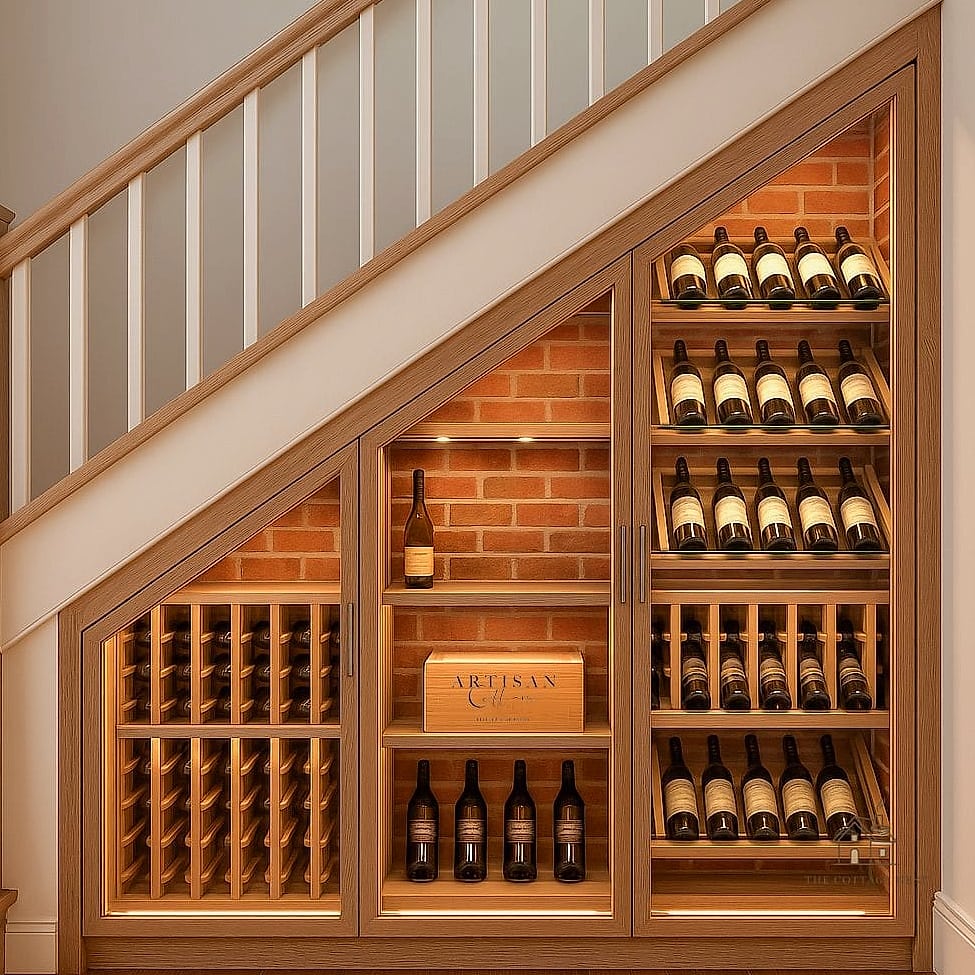 Wine Storage With Diamond Racks