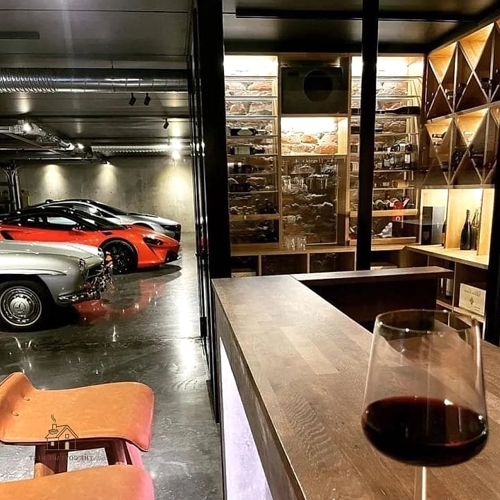 50 Clever Garage Man Cave Ideas for Every Style 21 Wine and Whiskey Lounge
