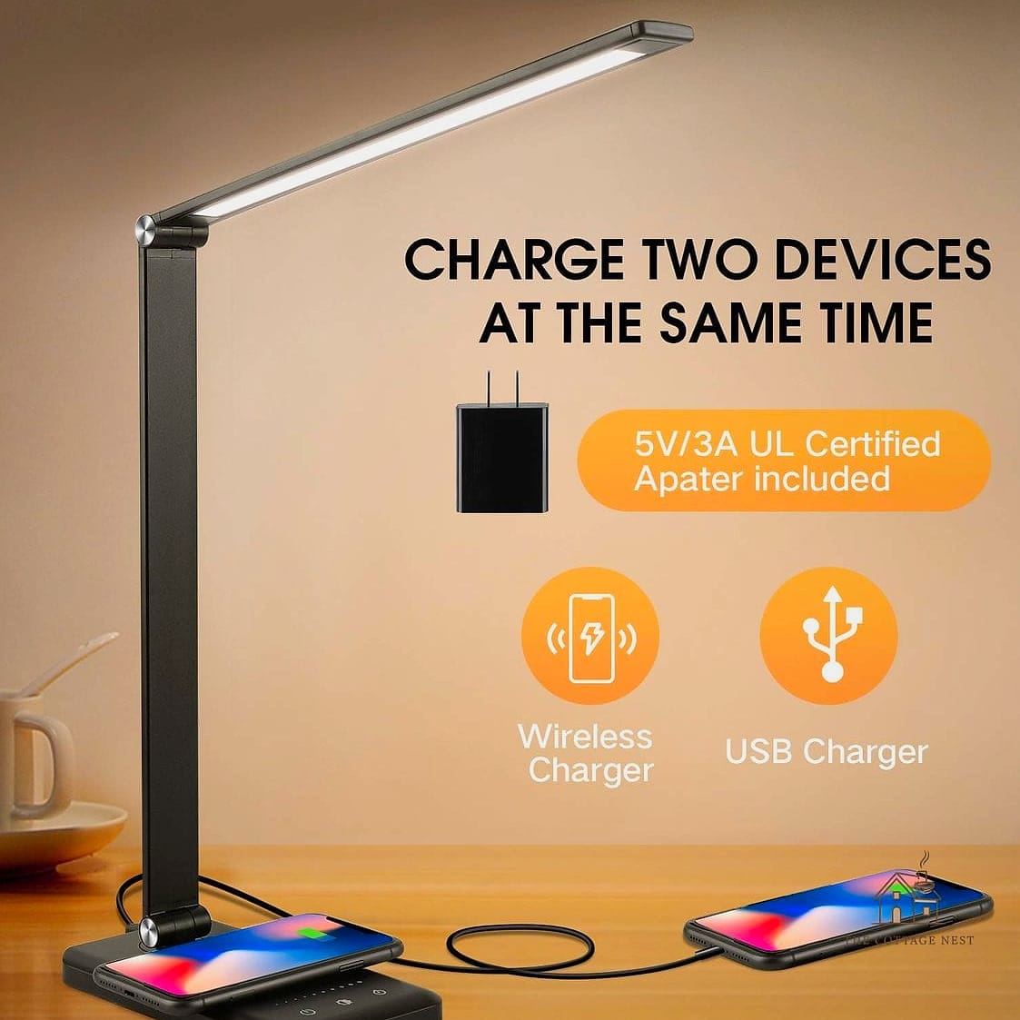 50 Amazing College Dorm Room Ideas For Guys on a Budget 48 Wireless Charging Station