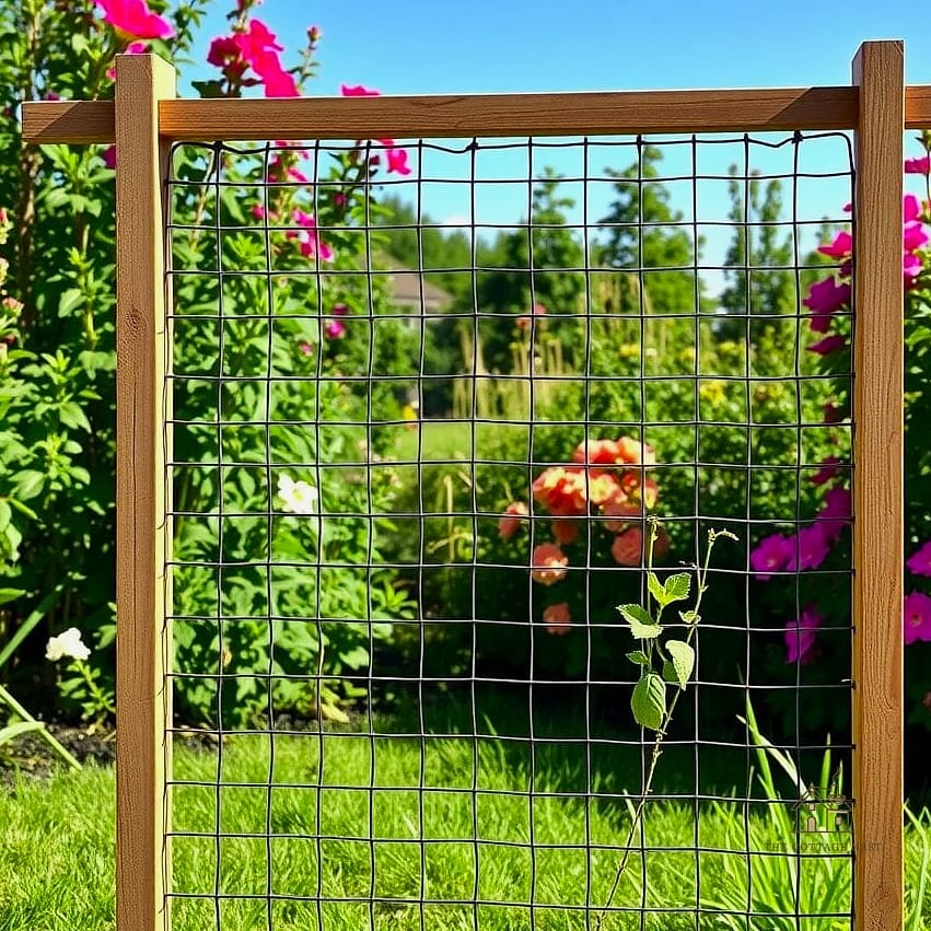 Wire Mesh Panel Trellis