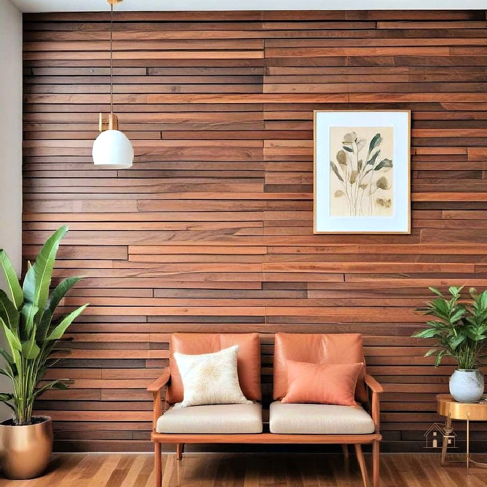 Wood Slat Room Divider