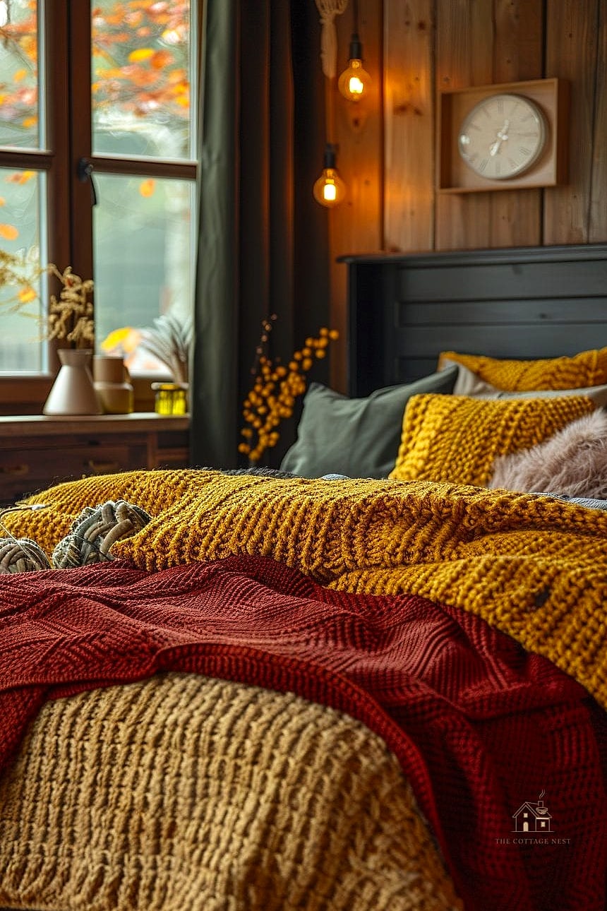35 Stunning Fall Bedding You'll Absolutely Love 22 Wool Blend Blankets