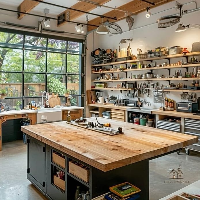 40 Clever Garage Conversion Ideas for Every Style 10 Workshop for Woodworking