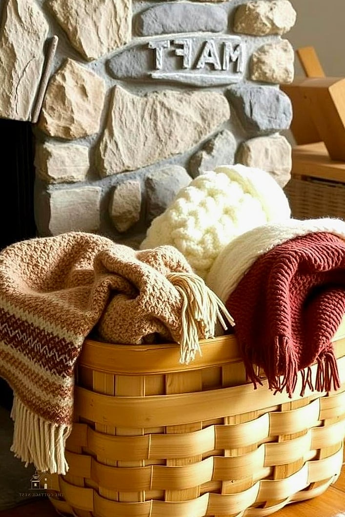 15 Brilliant Fall Kitchen Decor to Copy Right Now 15 Woven Baskets for Produce Storage