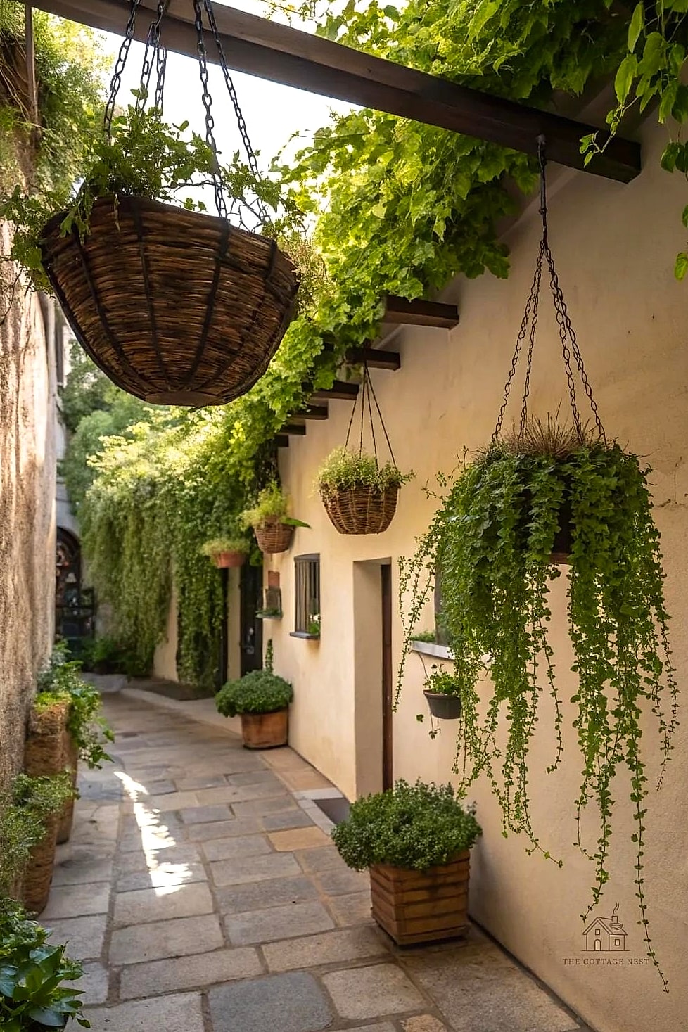 Woven Baskets as Planters
