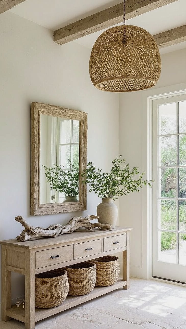 Woven Seagrass Baskets for Storage